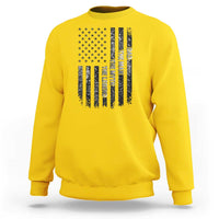Dad The Man The Myth The Legend Sweatshirt Proud American Welder Gift