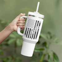 Dad The Man The Myth The Legend Tumbler With Handle Proud American Welder Gift