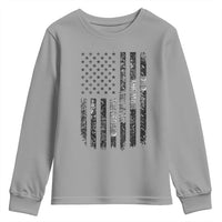Dad The Man The Myth The Legend Youth Sweatshirt Proud American Welder Gift