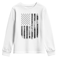 Dad The Man The Myth The Legend Youth Sweatshirt Proud American Welder Gift
