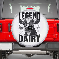 Legend Dairy Spare Tire Cover Funny Farmer Milk Joke Cow - Wonder Print Shop