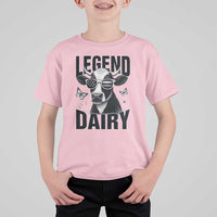 Legend Dairy T Shirt For Kid Funny Farmer Milk Joke Cow - Wonder Print Shop