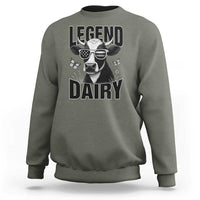 Legend Dairy Sweatshirt Funny Farmer Milk Joke Cow - Wonder Print Shop