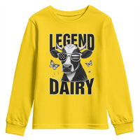 Legend Dairy Youth Sweatshirt Funny Farmer Milk Joke Cow - Wonder Print Shop
