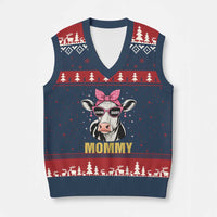 Legend Dairy Mommy V-Neck Knit Sweater Vest Funny Farmer Milk Joke Cow Mothers Day - Wonder Print Shop