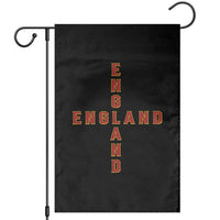 England Pride Cross Shape Typography Graphic Garden Flag