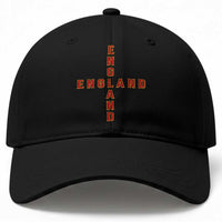England Pride Cross Shape Typography Graphic Baseball Cap