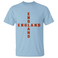 England Pride Cross Shape Typography Graphic T Shirt