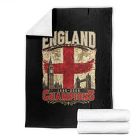 Vintage England Champions Throw Blanket Proud Football Fan Heritage