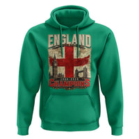 Vintage England Champions Hoodie Proud Football Fan Heritage