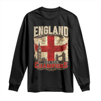 Vintage England Champions Long Sleeve Shirt Proud Football Fan Heritage