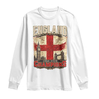 Vintage England Champions Long Sleeve Shirt Proud Football Fan Heritage