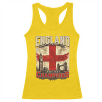 Vintage England Champions Racerback Tank Top Proud Football Fan Heritage