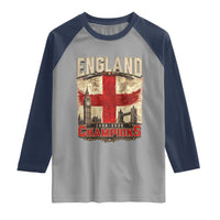 Vintage England Champions Raglan Shirt Proud Football Fan Heritage