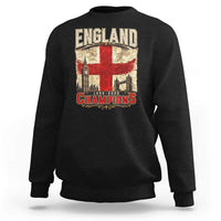 Vintage England Champions Sweatshirt Proud Football Fan Heritage