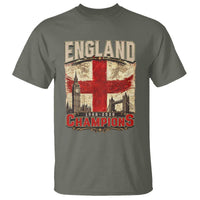 Vintage England Champions T Shirt Proud Football Fan Heritage