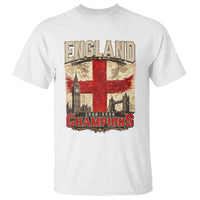 Vintage England Champions T Shirt Proud Football Fan Heritage