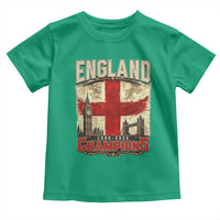 Vintage England Champions Toddler T Shirt Proud Football Fan Heritage