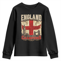 Vintage England Champions Youth Sweatshirt Proud Football Fan Heritage