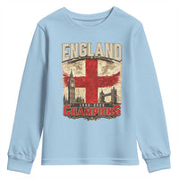 Vintage England Champions Youth Sweatshirt Proud Football Fan Heritage