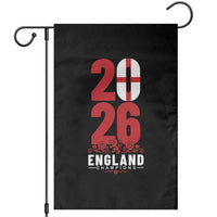 Vintage England Champions Garden Flag Football Supporter Graphic