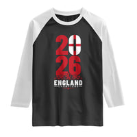 Vintage England Champions Raglan Shirt Football Supporter Graphic