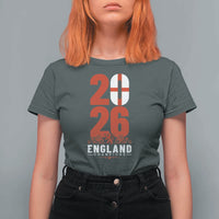 Vintage England Champions T Shirt For Women Football Supporter Graphic