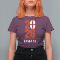 Vintage England Champions T Shirt For Women Football Supporter Graphic