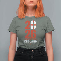 Vintage England Champions T Shirt For Women Football Supporter Graphic
