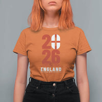 Vintage England Champions T Shirt For Women Football Supporter Graphic