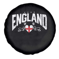 England Flag Heart Spare Tire Cover Patriotic English Pride Graphic Gift