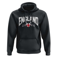 England Flag Heart Hoodie Patriotic English Pride Graphic Gift