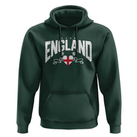 England Flag Heart Hoodie Patriotic English Pride Graphic Gift