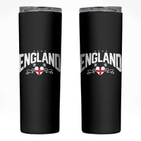 England Flag Heart Skinny Tumbler Patriotic English Pride Graphic Gift