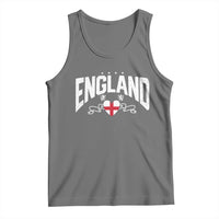 England Flag Heart Tank Top Patriotic English Pride Graphic Gift