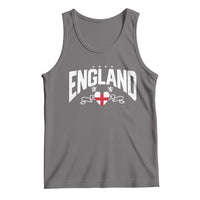 England Flag Heart Tank Top Patriotic English Pride Graphic Gift