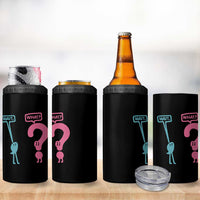 Wait What Grammar English Teacher 4 in 1 Can Cooler Tumbler Funny Punctuation Gift