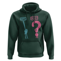 Wait What Grammar English Teacher Hoodie Funny Punctuation Gift