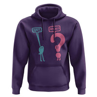 Wait What Grammar English Teacher Hoodie Funny Punctuation Gift