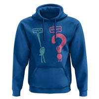 Wait What Grammar English Teacher Hoodie Funny Punctuation Gift