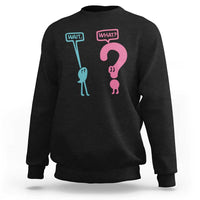 Wait What Grammar English Teacher Sweatshirt Funny Punctuation Gift