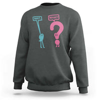 Wait What Grammar English Teacher Sweatshirt Funny Punctuation Gift
