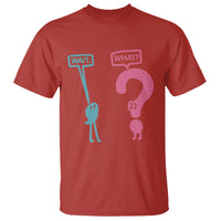 Wait What Grammar English Teacher T Shirt Funny Punctuation Gift