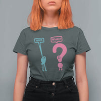 Wait What Grammar English Teacher T Shirt For Women Funny Punctuation Gift