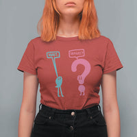 Wait What Grammar English Teacher T Shirt For Women Funny Punctuation Gift