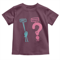 Wait What Grammar English Teacher Toddler T Shirt Funny Punctuation Gift