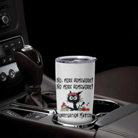 Black Cat English Teacher Gift Tumbler Cup No More Homework Punctuation Matters Grammar Humor