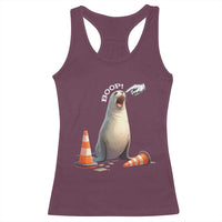 Funny Neil The Seal Boop Racerback Tank Top Viral Cute Seal Lover Gift