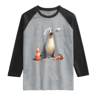 Funny Neil The Seal Boop Raglan Shirt Viral Cute Seal Lover Gift