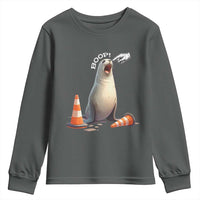 Funny Neil The Seal Boop Youth Sweatshirt Viral Cute Seal Lover Gift